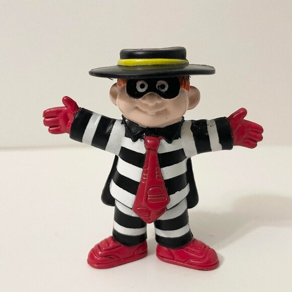 Vintage 90s McDonalds Happy Meal Birdie and Hamburglar 3 Inch Tall Figure Toy - Picture 8 of 16